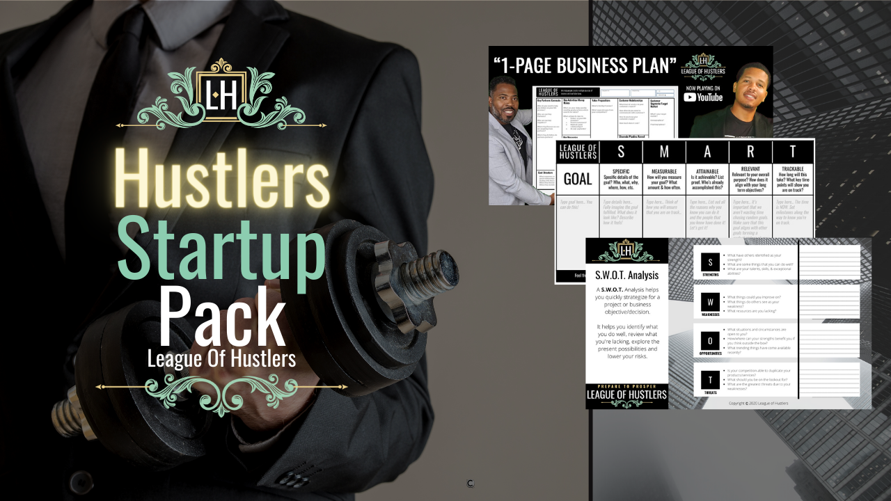 Business Start Up Pack - League of Hustlers